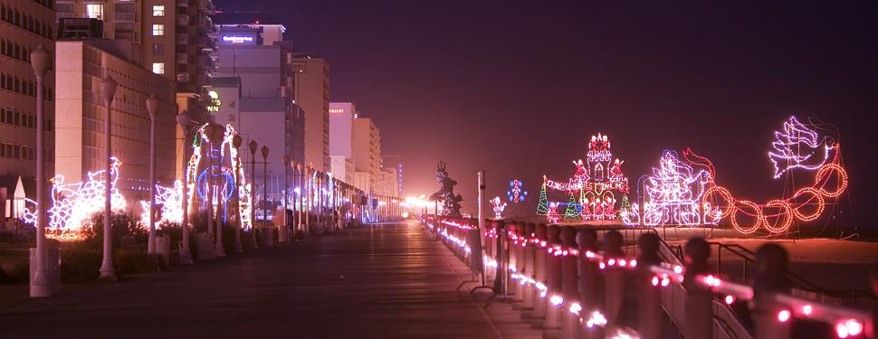 Boardwalk Lights Long Beach NY - Metro Limousine Service