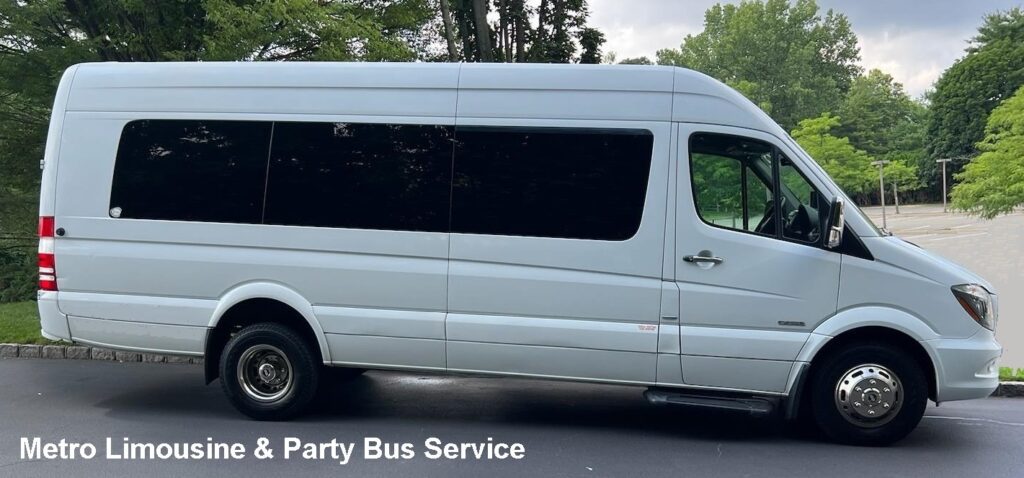 Wedding Sprinter Party Van Rentals Long Island NY & NYC provided by Metro Limousine & Party Bus Service